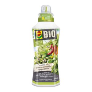 COMPO BIO - Concime per piante aromatiche e Peperoncini - 500 ml.