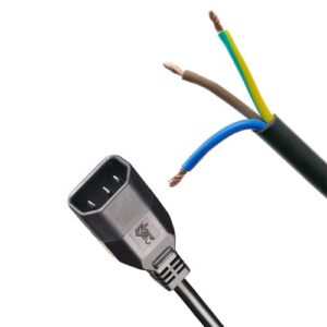 CAVO IEC PLUG (R25) + PUNTALI 3x1 16A - 190 cm