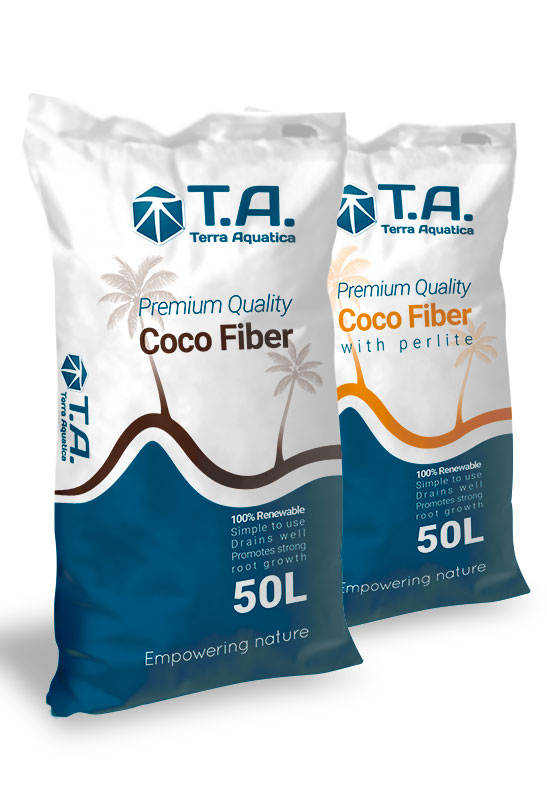TERRA AQUATICA - COCO FIBER (versioni con e senza perlite) - 50 Lt.