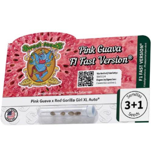SWEET SEEDS - PINK GUAVA F1 - Fast Version - 4 semi (3+1 omaggio) - immagine 2