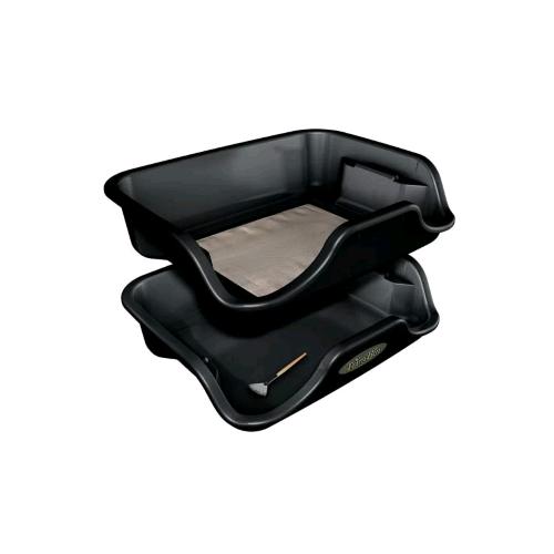 AIRONTEK - Vassoio ergonomico per trimming + KIT pulizia (forbici, spazzola, lente)